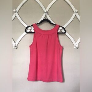 Talbots Carnation Pink Sleeveless Halter Top